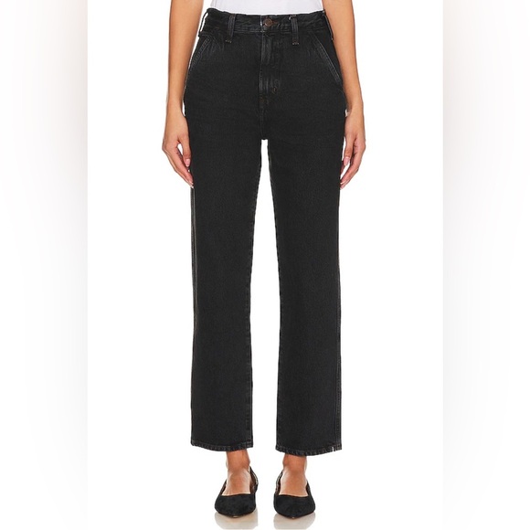 Agolde Denim - Agolde Cooper Trouser Denim Jeans NWT Faded Black Size 27 Straight High Rise